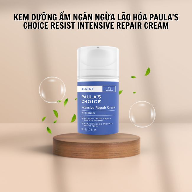 Kem dưỡng ẩm ngăn ngừa lão hóa Paula's Choice Resist Intensive Repair Cream